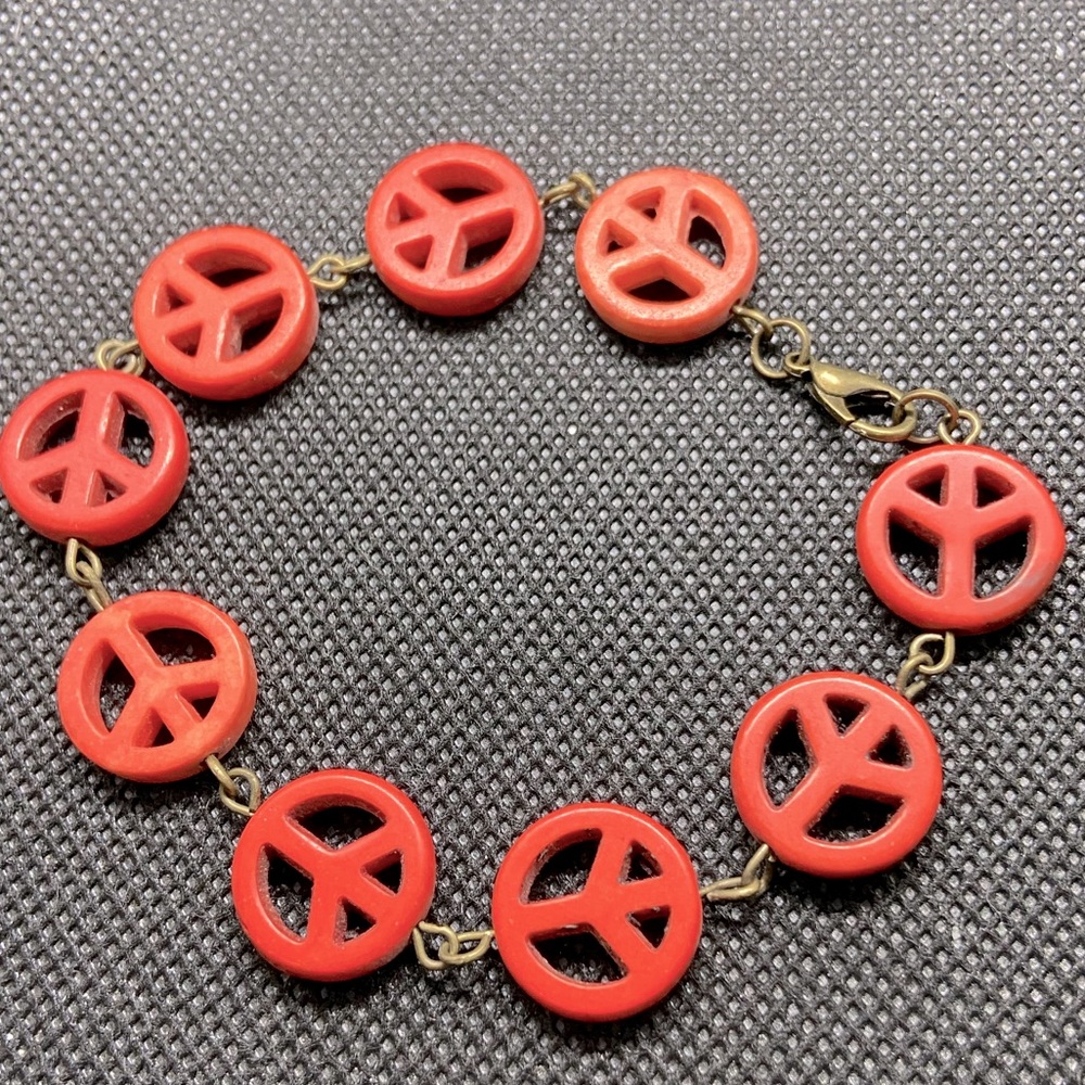 Peace Sign Bracelet